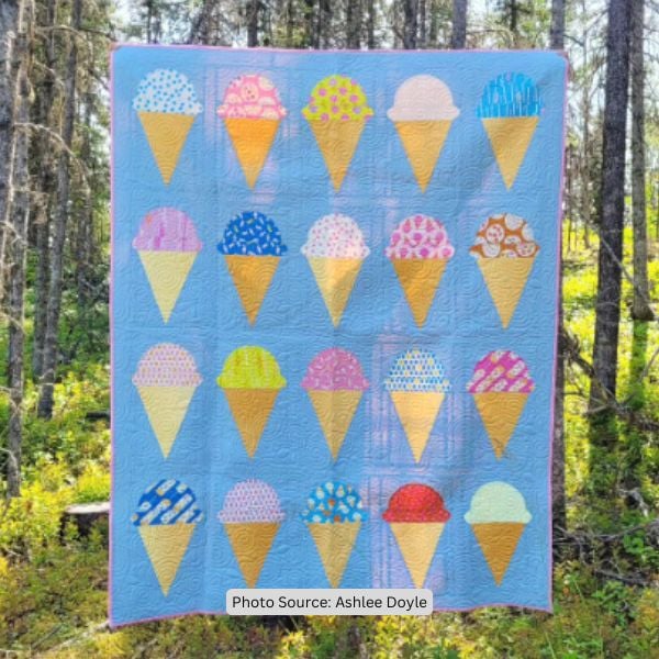 Ice Cream Quilt Idea from Ashlee Doyle