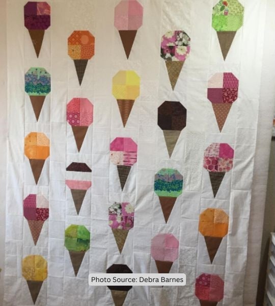 Ice Cream Quilt Idea from Debra Barnes