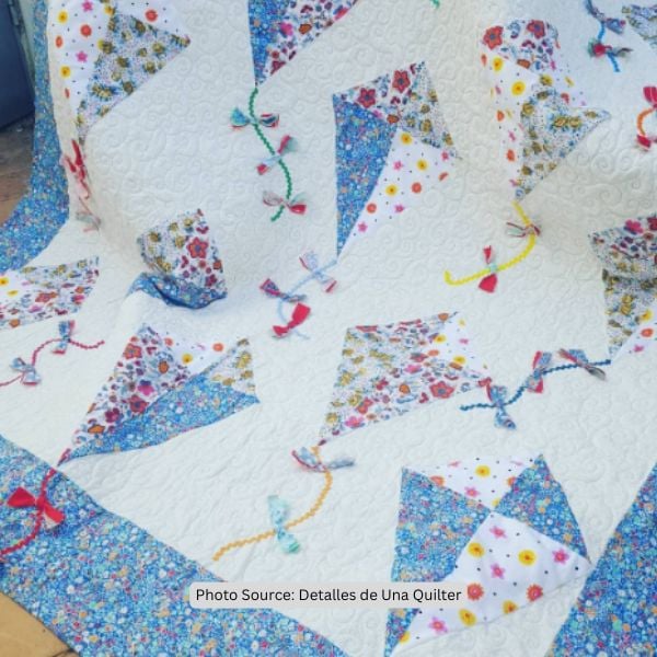 Kite Quilt Idea from Detalles de Una Quilter