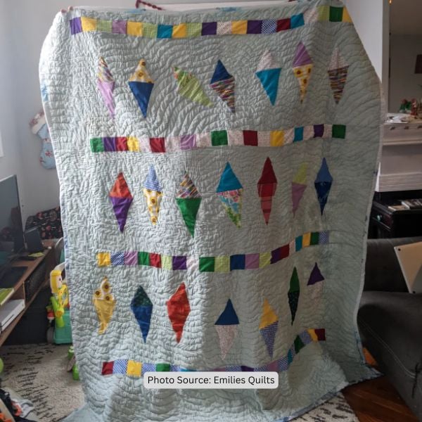 Kite Quilt Idea from Emilies Quilts