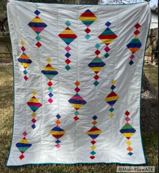 Kite Quilt Idea from Make it Sew ATX