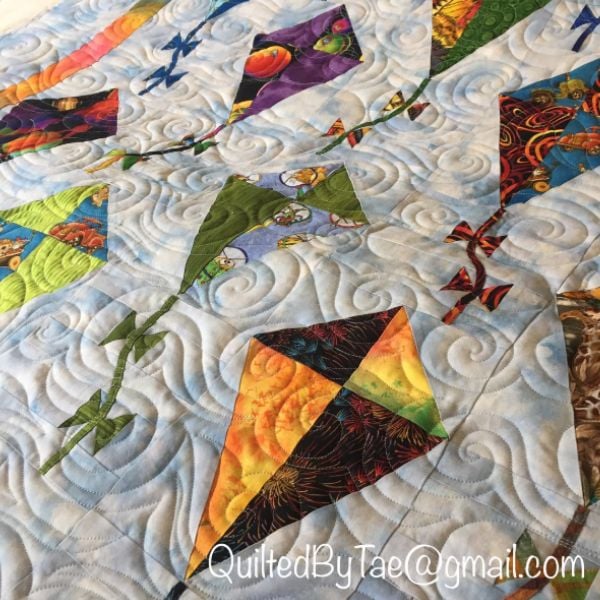 Kite Quilt Idea from Quilted By Tae