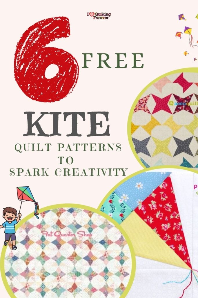 Kite Quilt Patterns Roundup 1 ILQF Pinterest