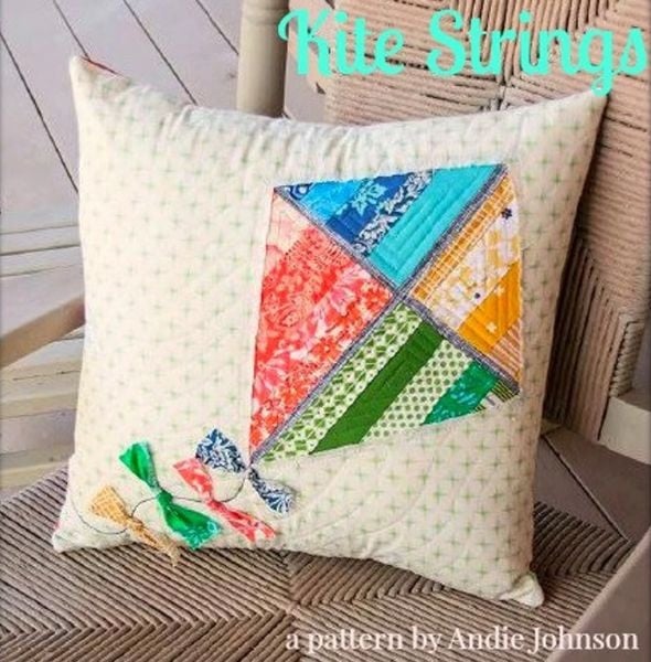 Kite Strings Pillow Cover Quilt Pattern - etsy