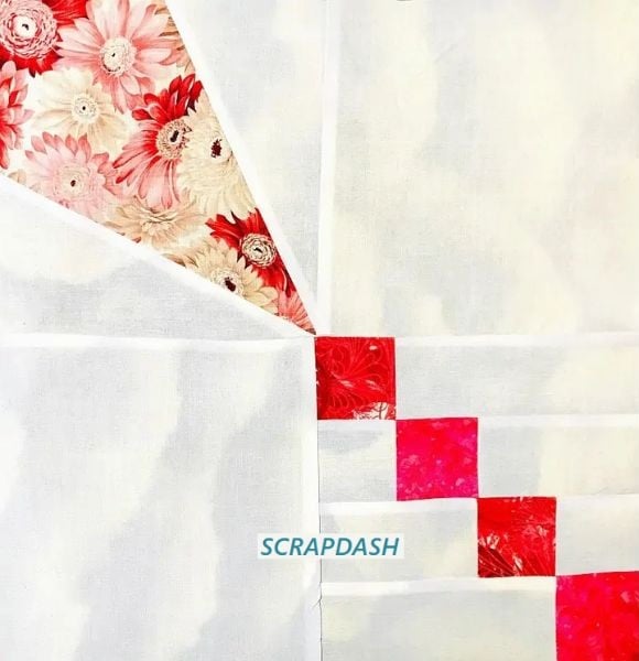 Kite With Tail Block - free quilt pattern