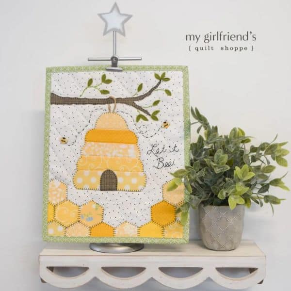 Let It Bee Mini Quilt Pattern - etsy