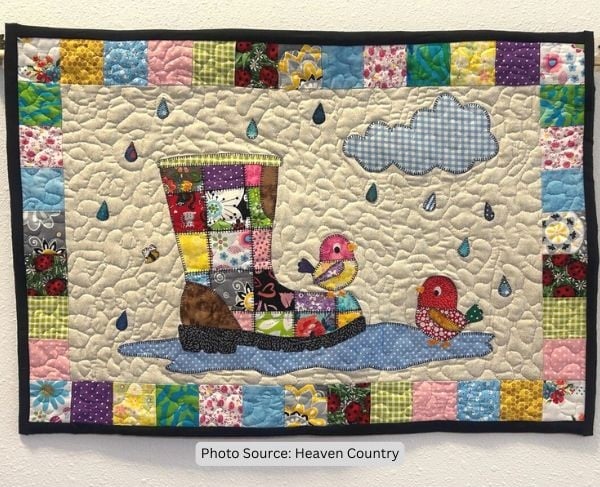 Patchwork Rainy Day Quilt Pattern - etsy