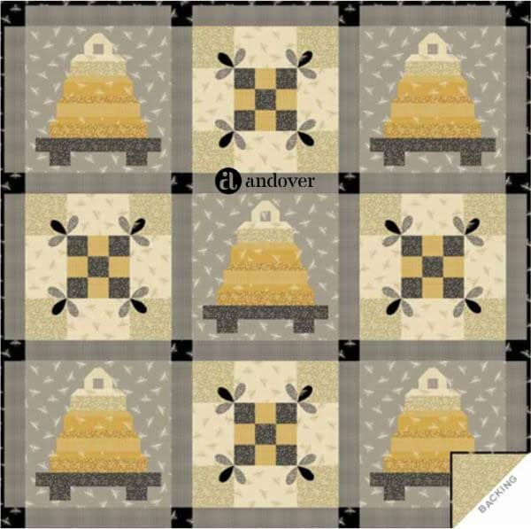 Petite Beehive - free quilt pattern