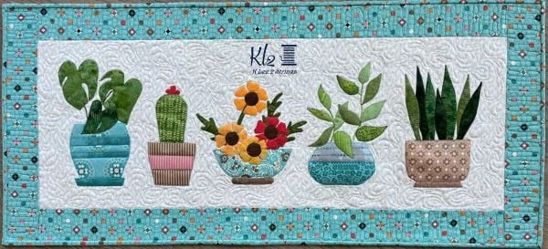 Plant Parade Table Runner Quilt Pattern - etsy