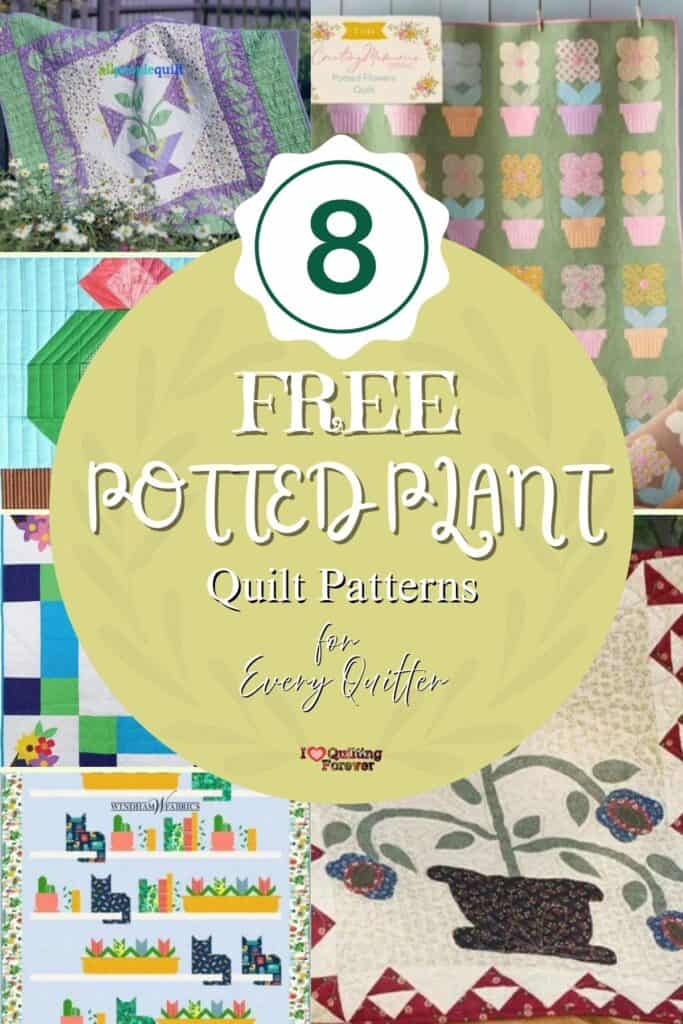 Potted Plant Quilt Patterns Roundup 1 ILQF Pinterest