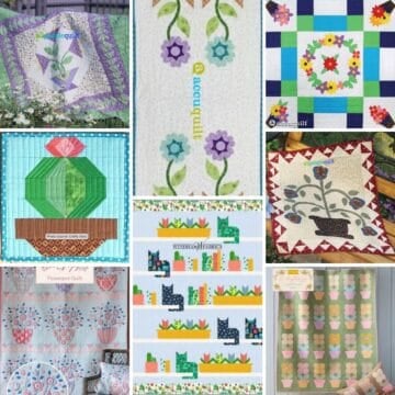 Potted Plant Quilt Patterns Roundup Featured Cover