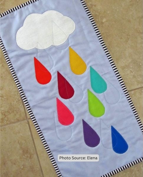 Rain Clouds Quilt Pattern - etsy