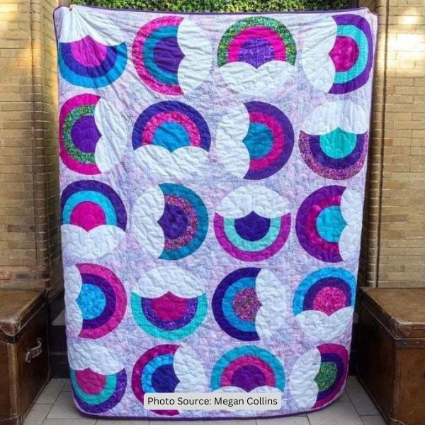 Rainbow Arc Quilt Idea from Megan Collins