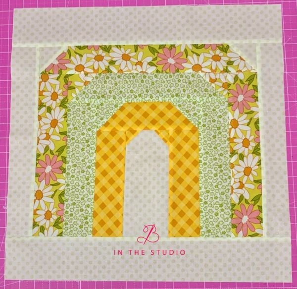 Rainbow Block - free quilt pattern