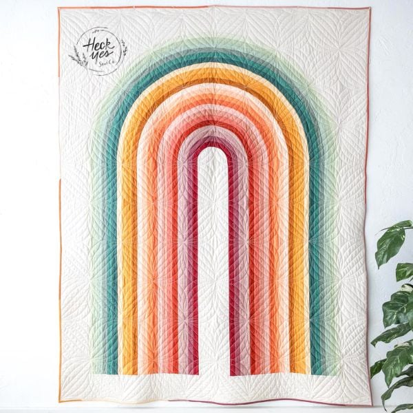 Rainbow Hues Quilt Pattern - etsy