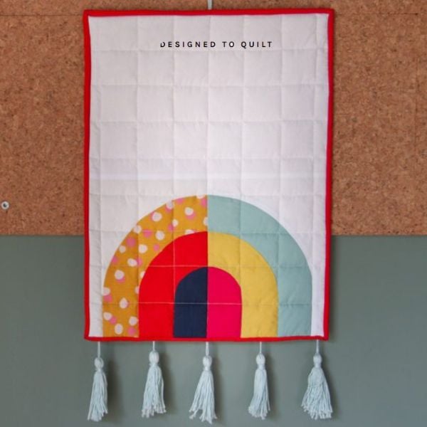Rainbow Wall Hanging - free quilt pattern