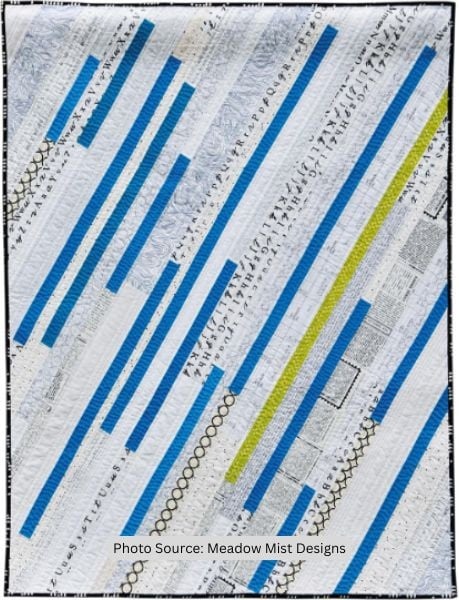 Raindrop Quilt Idea from Meadow Mist Designs