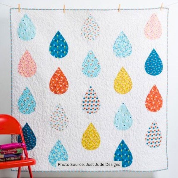 Raindrops Quilt Pattern - etsy
