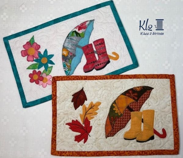 Rainy Day Mug Rug Quilt Pattern - etsy