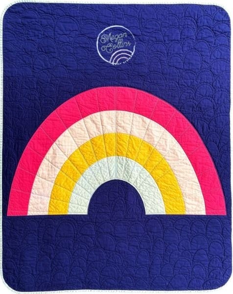 Retro Rainbow Quilt Pattern - etsy