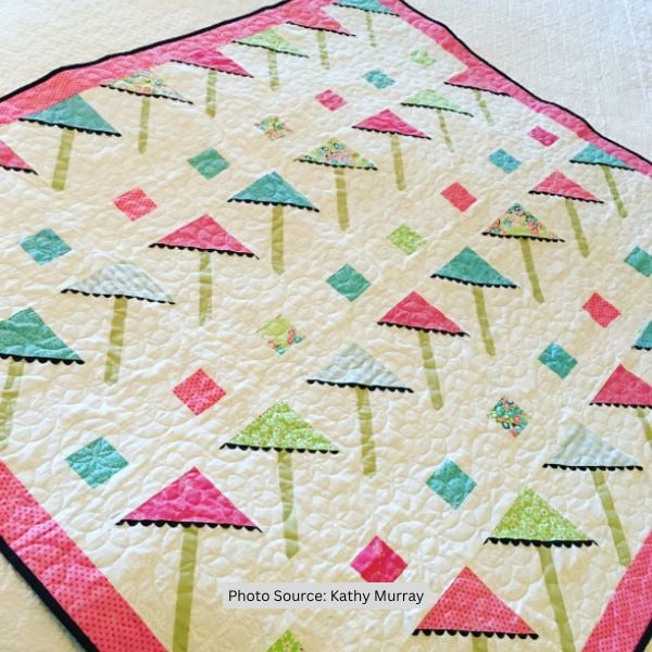 Umbrella Quilt Idea from Kathy Murray
