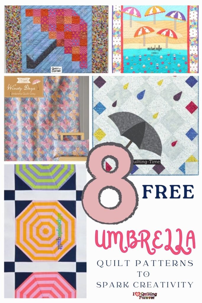 Umbrella Quilt Patterns Roundup 4 ILQF Pinterest