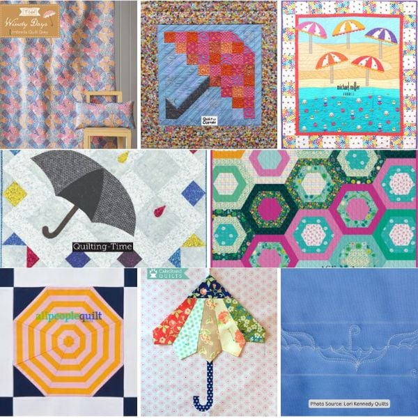 Umbrella Quilt Patterns Roundup Featured Cover