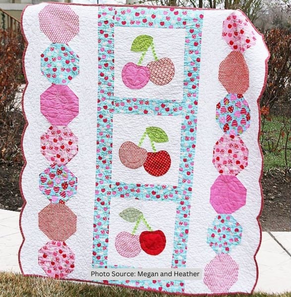 Yummy Cherry Quilt Pattern - etsy
