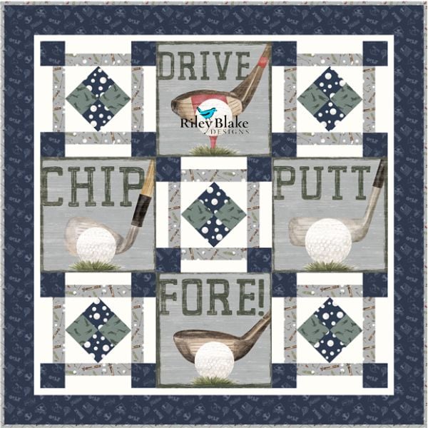 A Day At The Course - free quilt pattern
