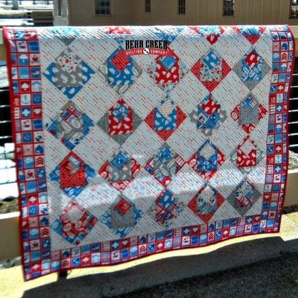Airmail Envelope - free quilt pattern