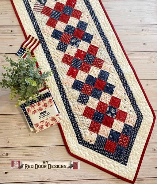 American Gatherings Table Runner Quilt Pattern - etsy