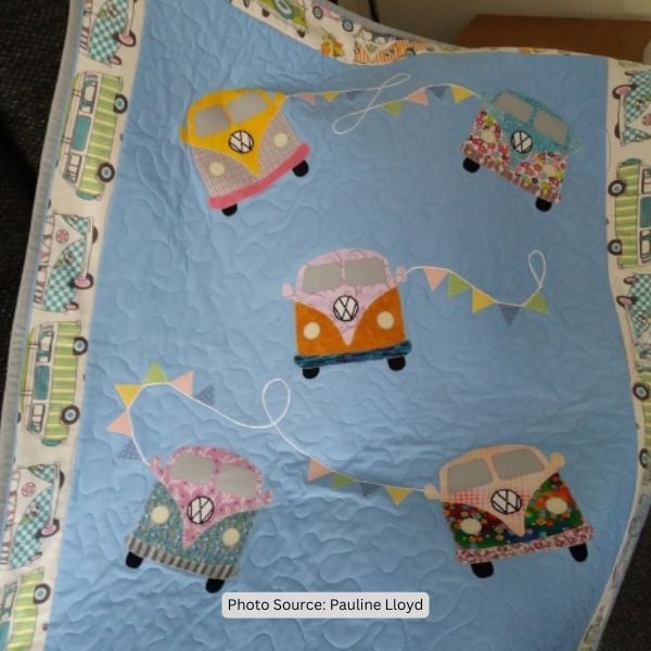 Camper Van Quilt Idea from Pauline Lloyd