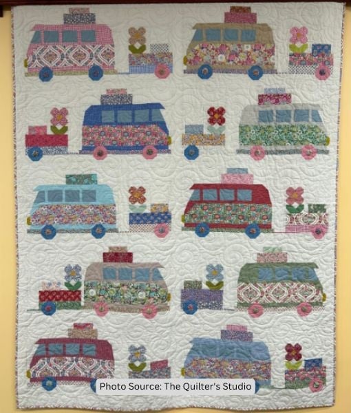 Camper Van Quilt Idea from The Quilter's Studio