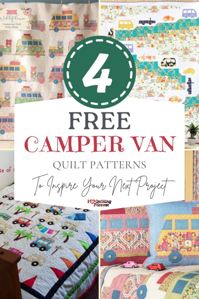 Camper Van Quilt Patterns Roundup 4 ILQF Pinterest