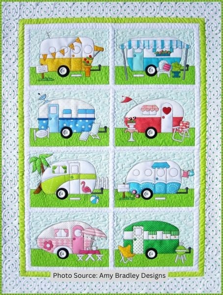 Campers Quilt Pattern - etsy