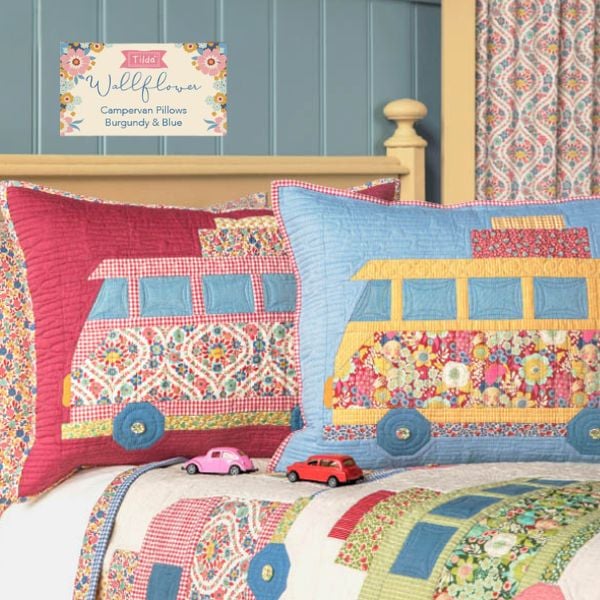 Campervan Pillows - free quilt pattern
