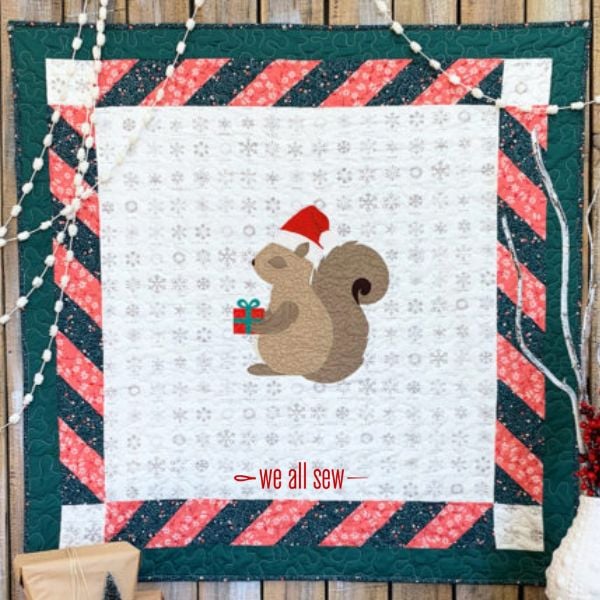 Coco The Squirrel - free quilt pattern