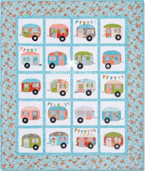 Cute Camper - free quilt pattern