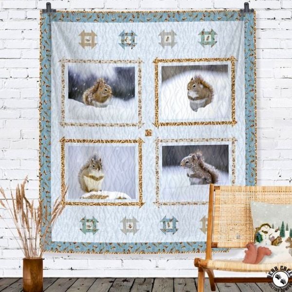 Dashing Squirrels - free quilt pattern