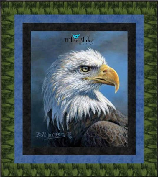 Eagle Panel Quilt - free quilt pattern