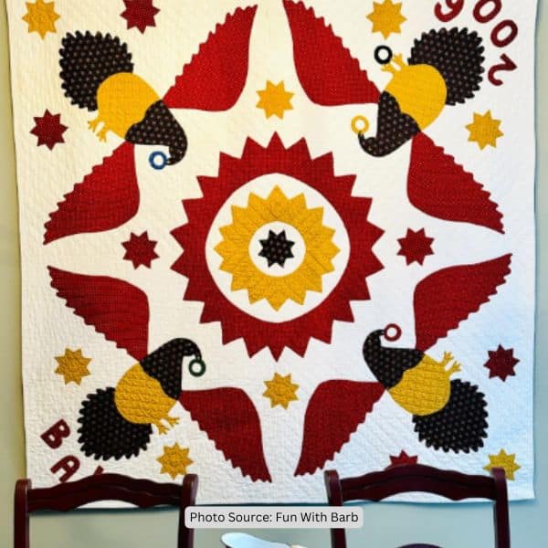 Eagle Quilt Idea from Fun With Barb