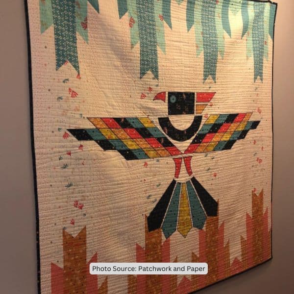 Eagle Quilt Idea from Patchwork and Paper