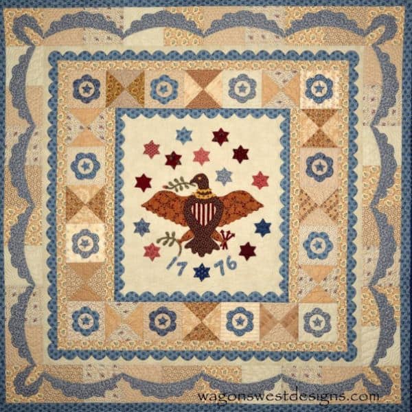 Eagle Quilt Idea from Wagons West Designs