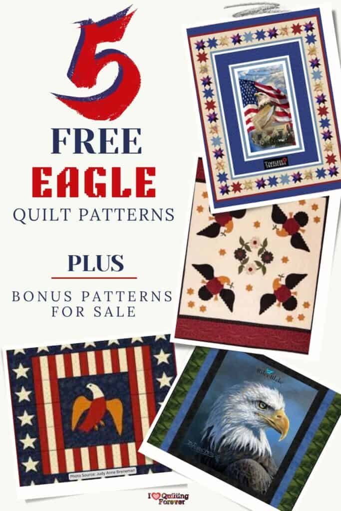 Eagle Quilt Patterns Roundup 1 ILQF Pinterest