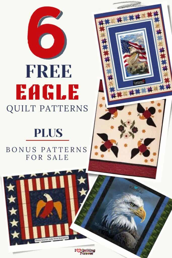 Eagle Quilt Patterns Roundup 4 ILQF Pinterest