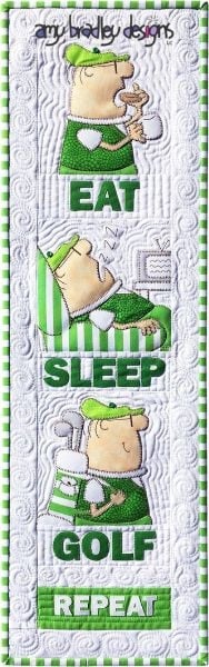 Eat Sleep Golf Quilt Pattern - etsy