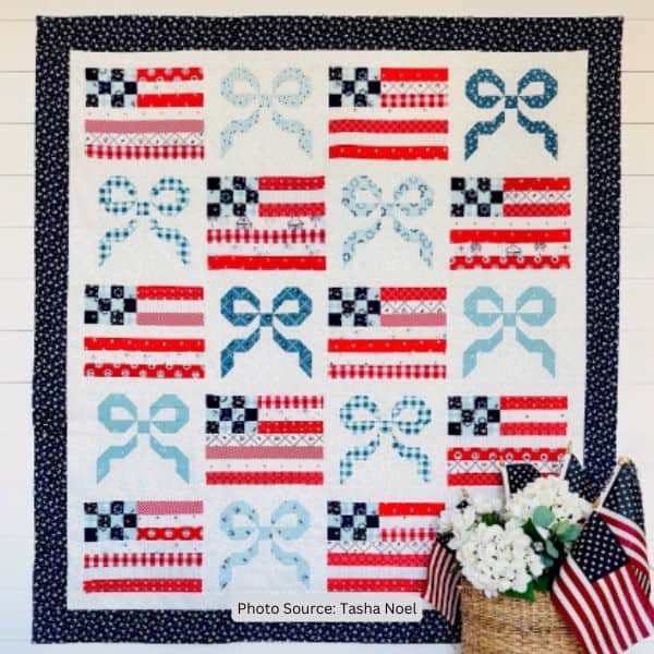 Flag Quilt Idea from Tasha Noel