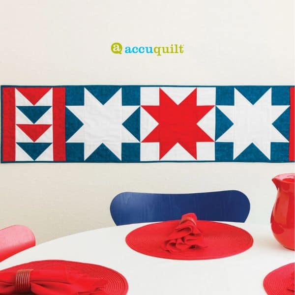 GO! Celebration Table Runner - free quilt pattern