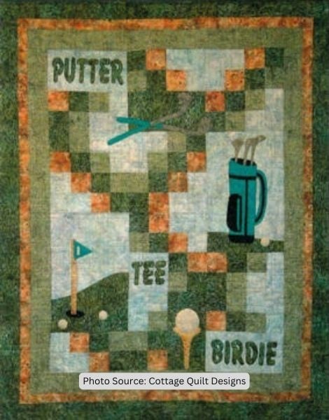 Gone Golfing Quilt Pattern - etsy