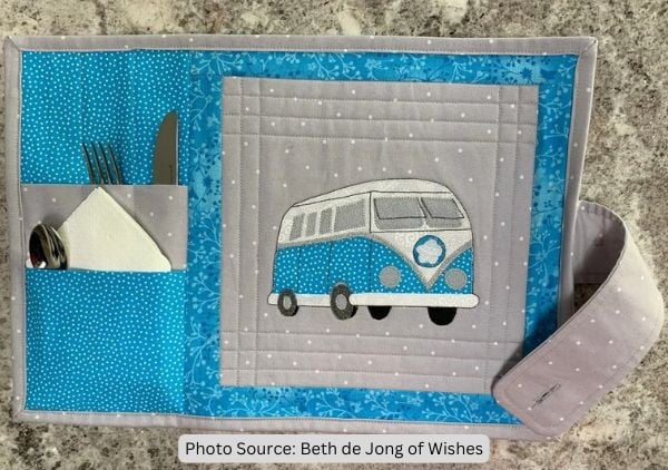Happy Camper Placemat Quilt Pattern - etsy